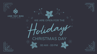 Open On Holidays Animation Image Preview