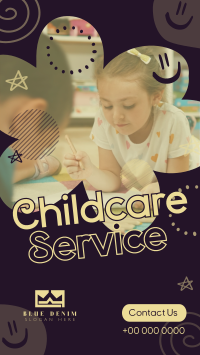 Doodle Childcare Service Instagram Reel Image Preview