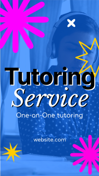 Tutoring Service Facebook story Image Preview