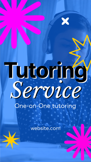 Tutoring Service Facebook story Image Preview