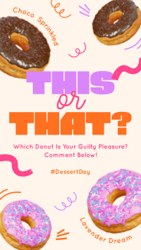 This or That Donuts Instagram Reel Design