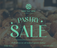 Pastry Sale Today Facebook Post Design