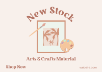 New Art Stock Postcard Image Preview
