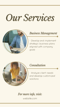 Services for Business Instagram reel Image Preview