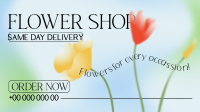 Flower Shop Delivery Animation Preview