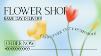 Flower Shop Delivery Animation Image Preview
