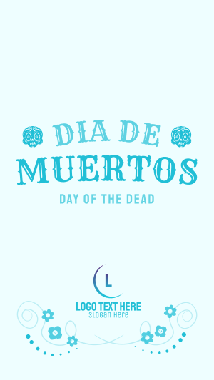 Festive Dia De Los Muertos Instagram story Image Preview