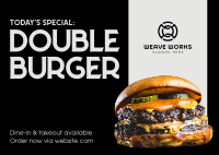 Double Patties Postcard Image Preview