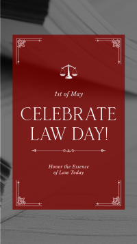 Formal Law Day Instagram Story Design
