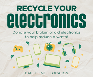 Recycle your Electronics Facebook post Image Preview