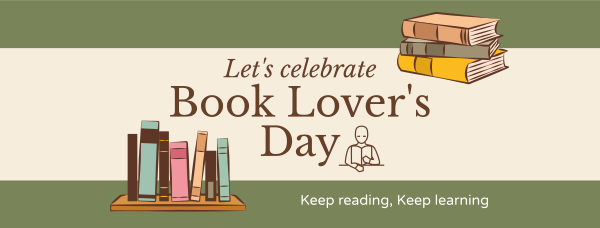 Book Lovers Celebration Facebook Cover Design Image Preview