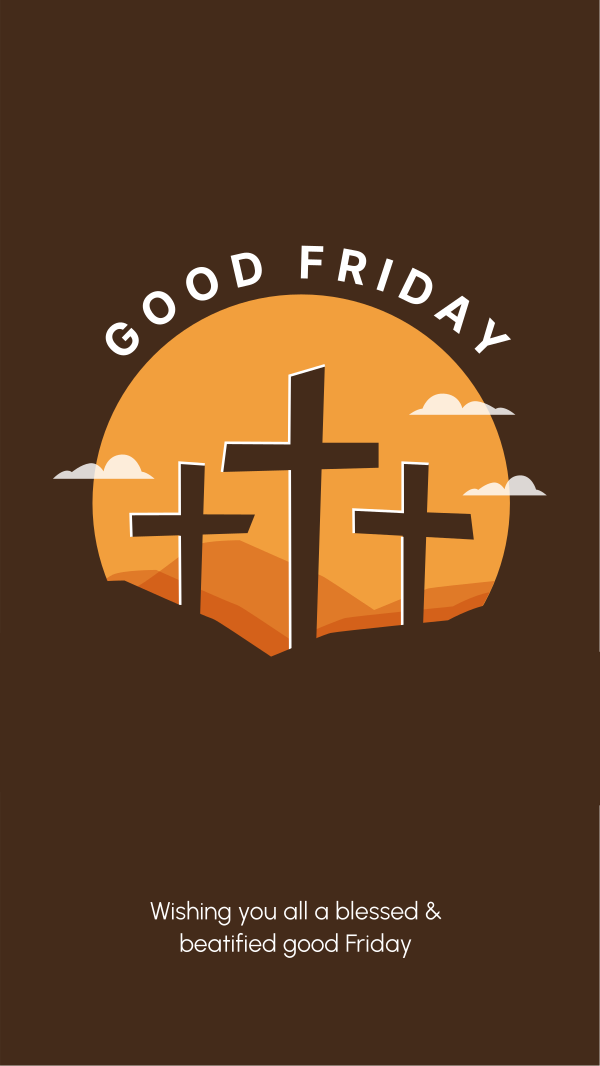 Good Friday Badge Instagram Story Design Image Preview