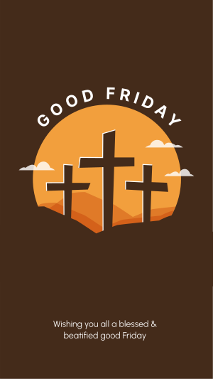 Good Friday Badge Instagram story Image Preview