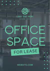 Office For Lease Poster Design