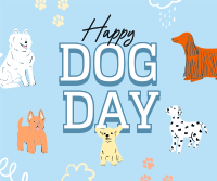 Happy Doggies Facebook Post Design