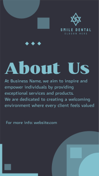 About Us Introductory Facebook Story Image Preview