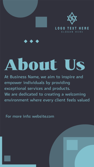 About Us Introductory Facebook story Image Preview