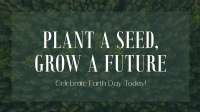 Plant Seed Grow Future Earth Facebook event cover Image Preview
