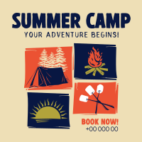 Sunny Hills Camp Instagram Post Design