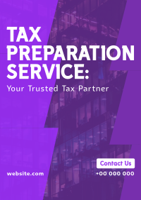 Your Trusted Tax Partner Poster Image Preview