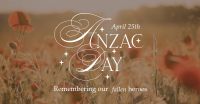 Anzac Day Remembrance Facebook ad Image Preview