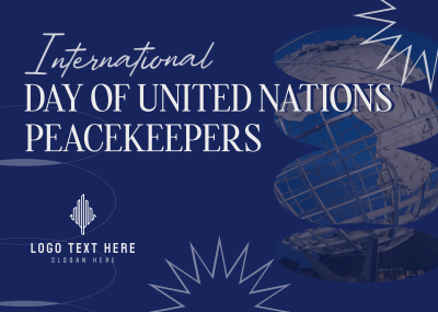 UN Peacekeepers Day Postcard Image Preview