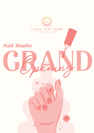 Nail Salon Opening Poster Image Preview