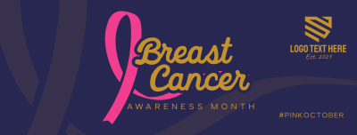 Fight Breast Cancer Facebook cover Image Preview