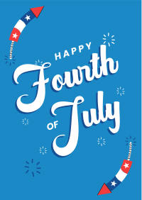 July 4th Fireworks Flyer Design
