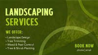 Professional Landscaping Facebook Event Cover Design