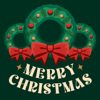 Christmas Wreath T-shirt Image Preview