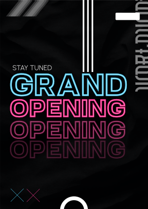 Neon Tokyo Opening Flyer Image Preview