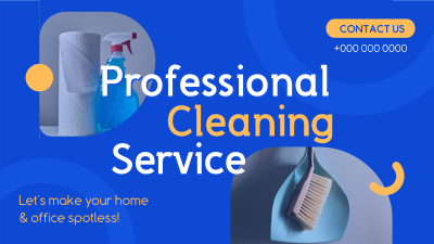 Spotless Cleaning Service Facebook event cover Image Preview
