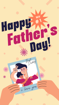 Father's Day Selfie Instagram Story Design