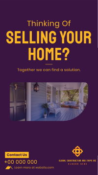 Together We Sell Your House Facebook Story Design