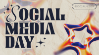 Modern Nostalgia Social Media Day Facebook Event Cover Design