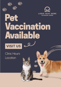 Pet Vaccination Flyer Design