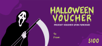 Spooky Party Gift Certificate Image Preview