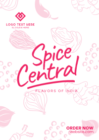 Indian Spice Flyer Design