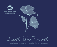 Lest We Forget Facebook post Image Preview