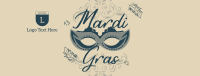 Decorative Mardi Gras Facebook cover Image Preview