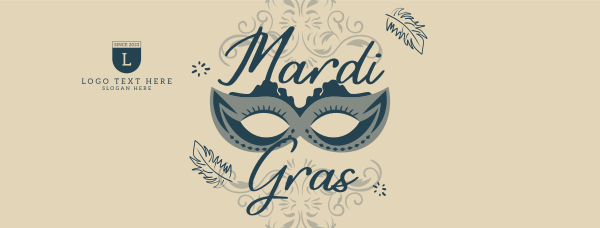 Decorative Mardi Gras Facebook Cover Design Image Preview