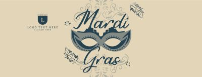 Decorative Mardi Gras Facebook cover Image Preview