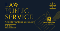 Firm Notary Service Facebook Ad Design