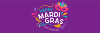 Mardi Gras Mask Twitter Header Image Preview