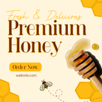 Premium Fresh Honey Instagram Post Design