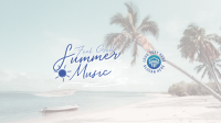 Summer Songs Playlist YouTube Banner Image Preview