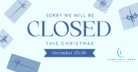 Christmas Closed Holiday Facebook ad Image Preview