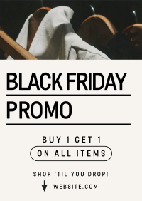 Black Friday Bold Modern  Poster Image Preview