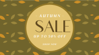 Autumn Flash Sale Facebook Event Cover Design